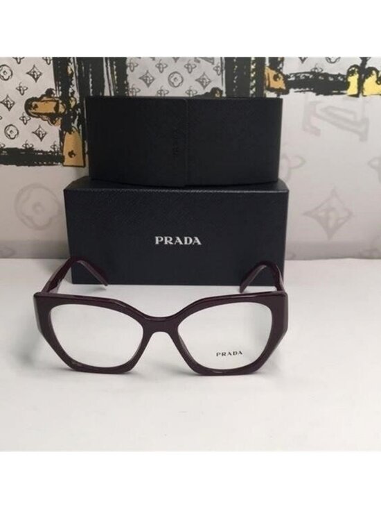 New Authentic ? Prada PR 18WV VIY1O1 Eyeglasses – Garnet main image 7